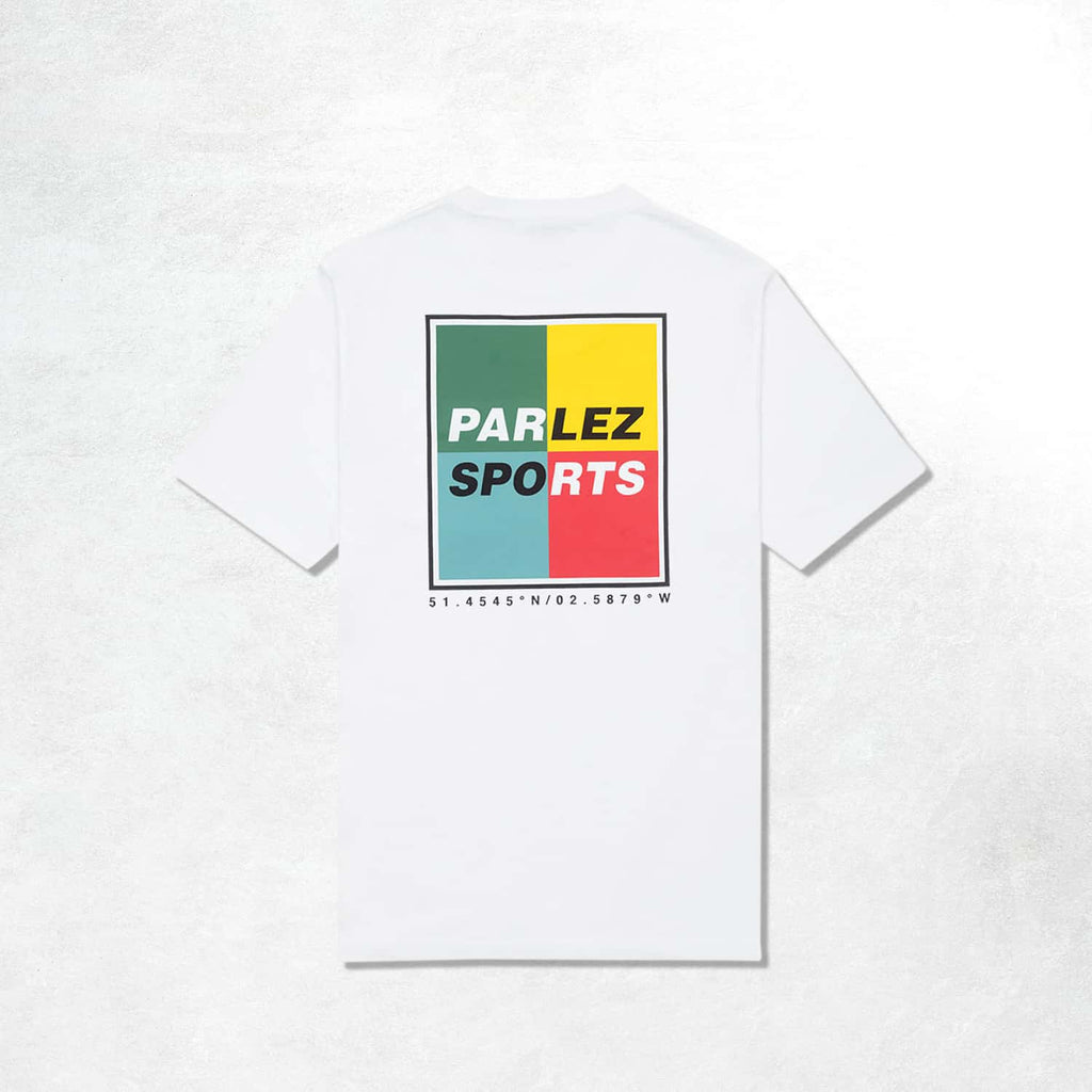 Parlez Riviera T-Shirt: White (Back)