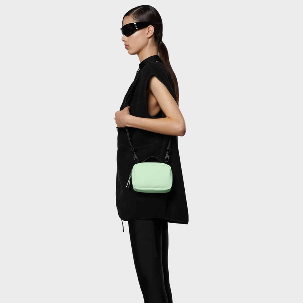 Rains Box Bag Micro: Mineral_Model_1