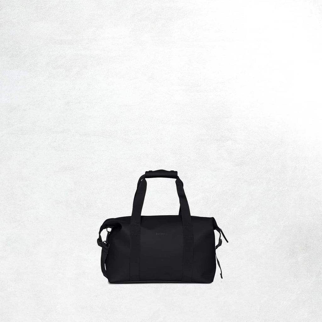 Rains Weekend Bag Small: Black (Front)