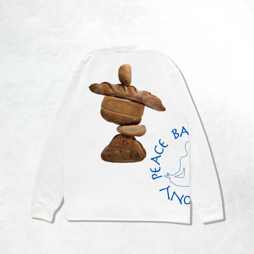 Reception Kaiso Bakery Single Jersey LS Tee: White (Back)