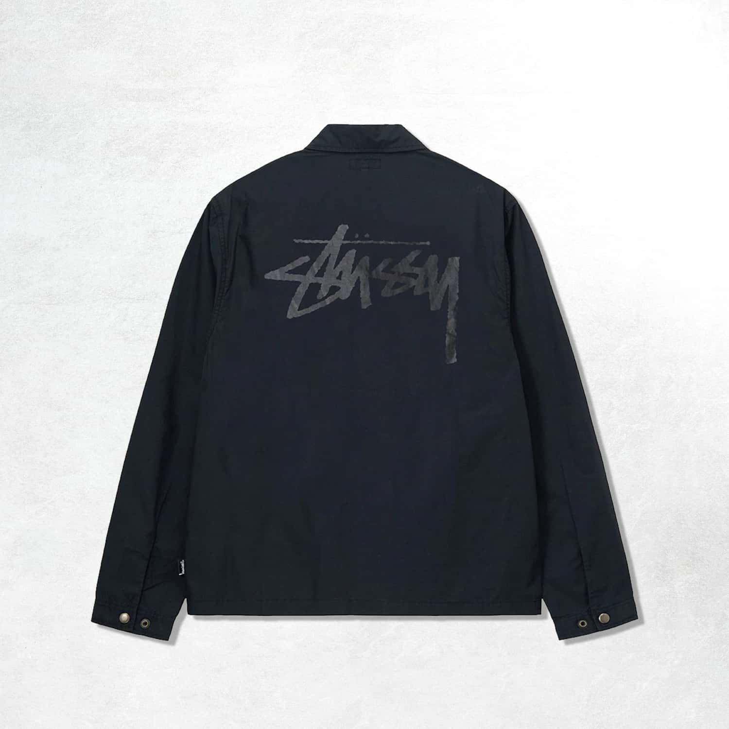 Stussy Coach Shirt: Black