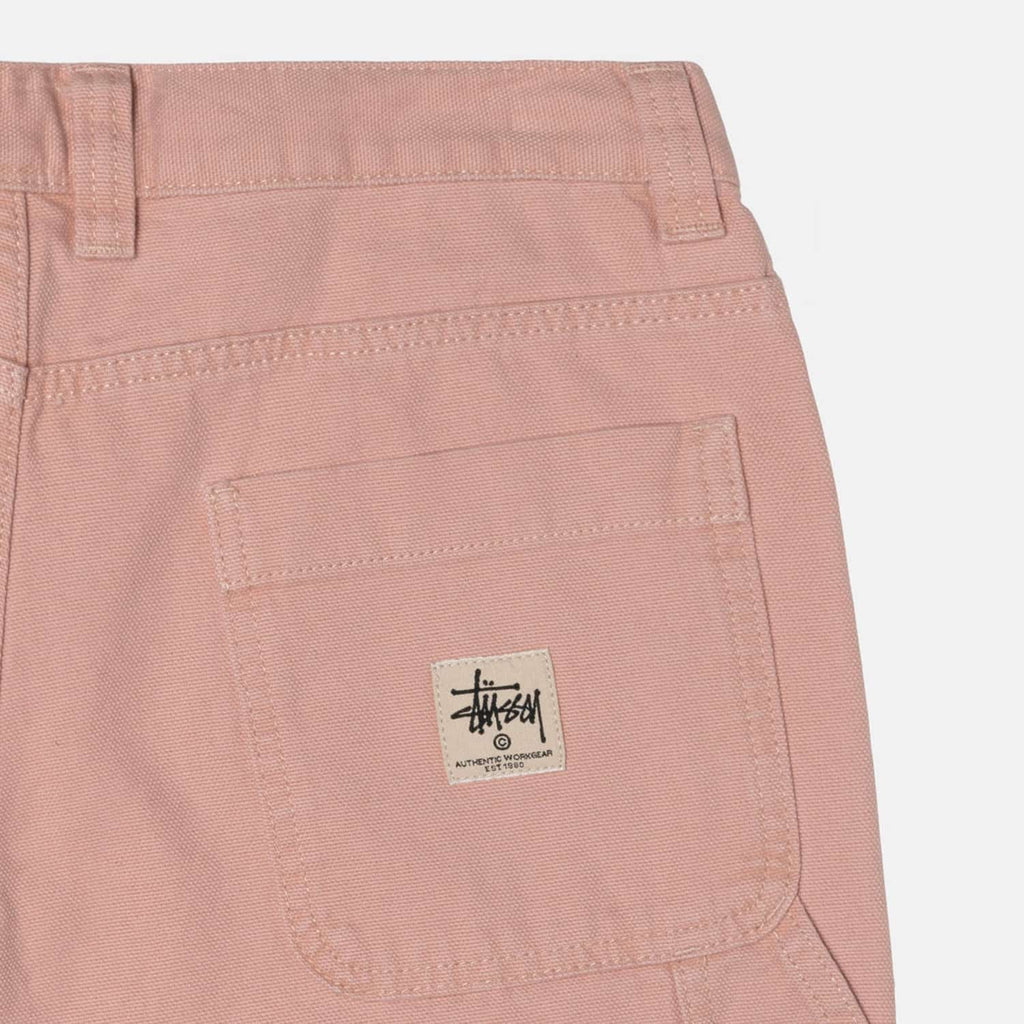 Stussy Canvas Work Pant: Salmon_2