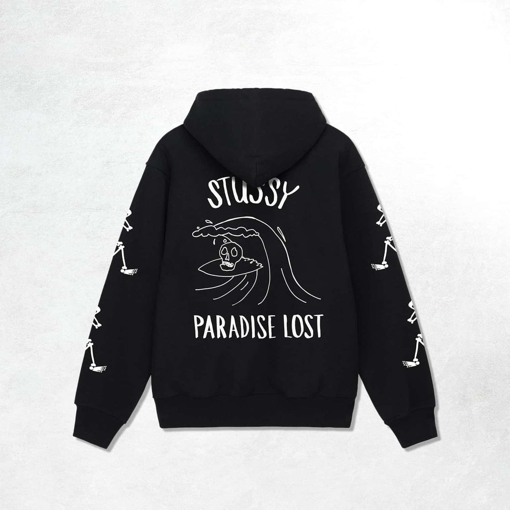 Stussy Paradise Lost Hood: Black(Back)