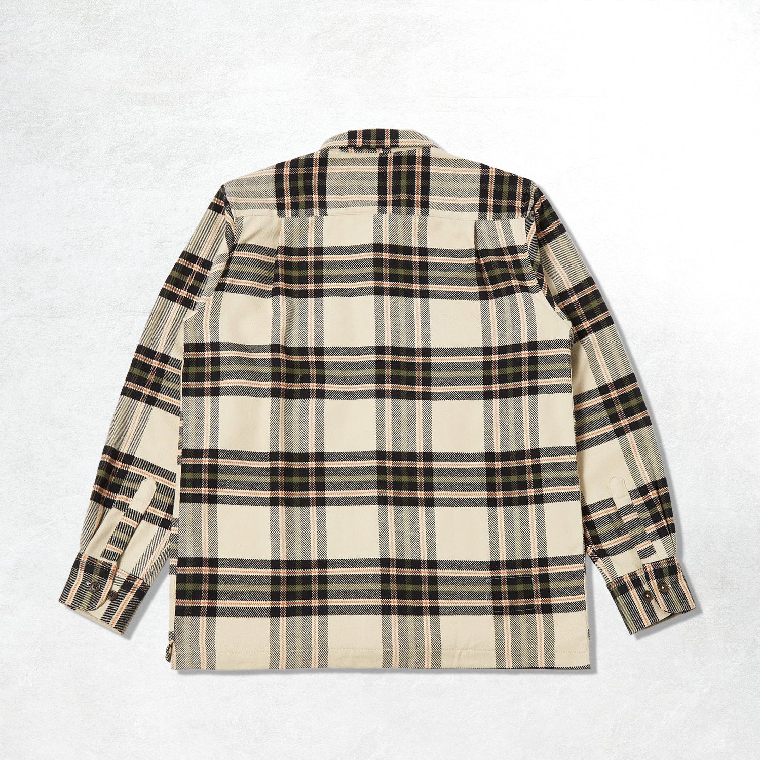 Universal Works L/S Utility Shirt: Charcoal(Back)