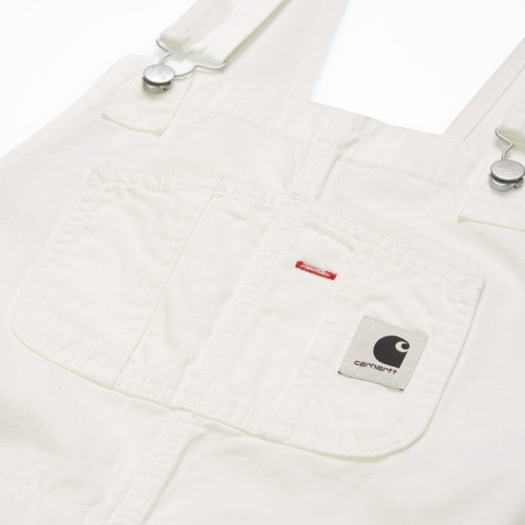 Carhartt WIP Womens Bib Overall Straight: Off White - The Union Project