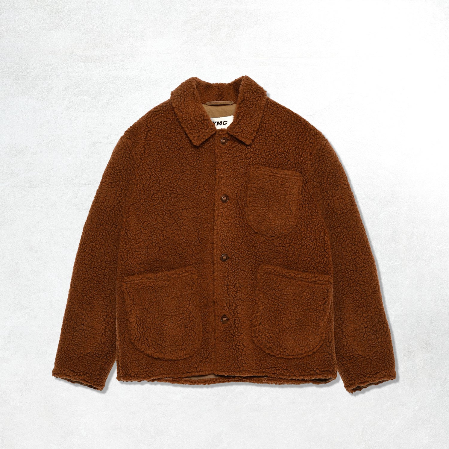 YMC Labour Chore Jacket: Rust (Front)