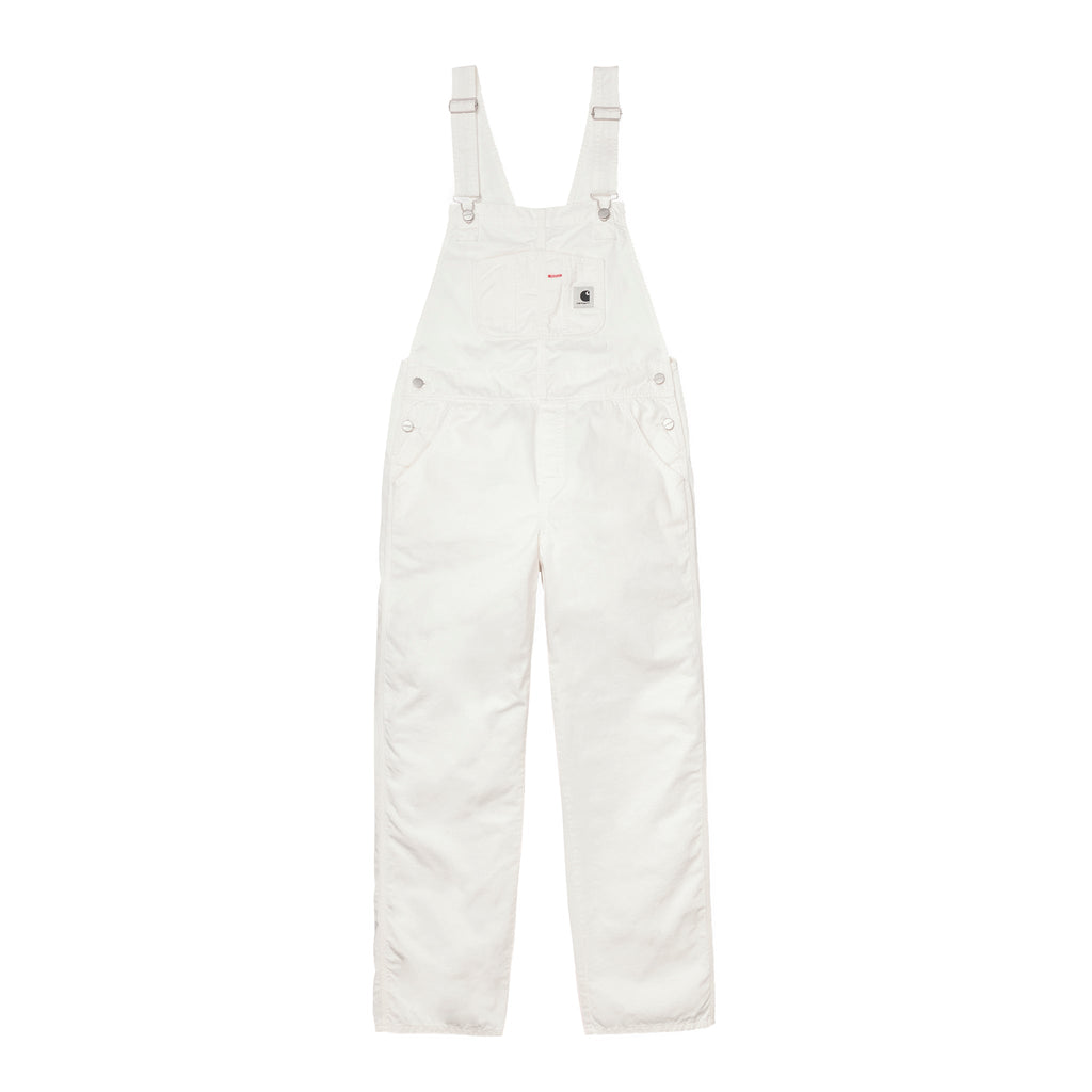 Carhartt WIP Womens Bib Overall Straight: Off White - The Union Project