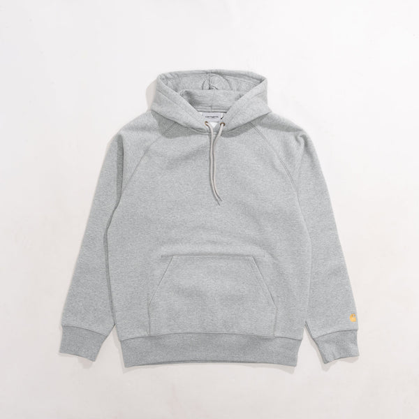 Carhartt WIP Hooded Chase Sweat: Grey Heather – The Union Project