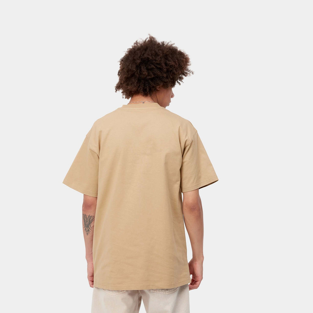 Carhartt WIP S/S American Script T-Shirt: Dusty H Brown | Carhartt WIP | The Union Project